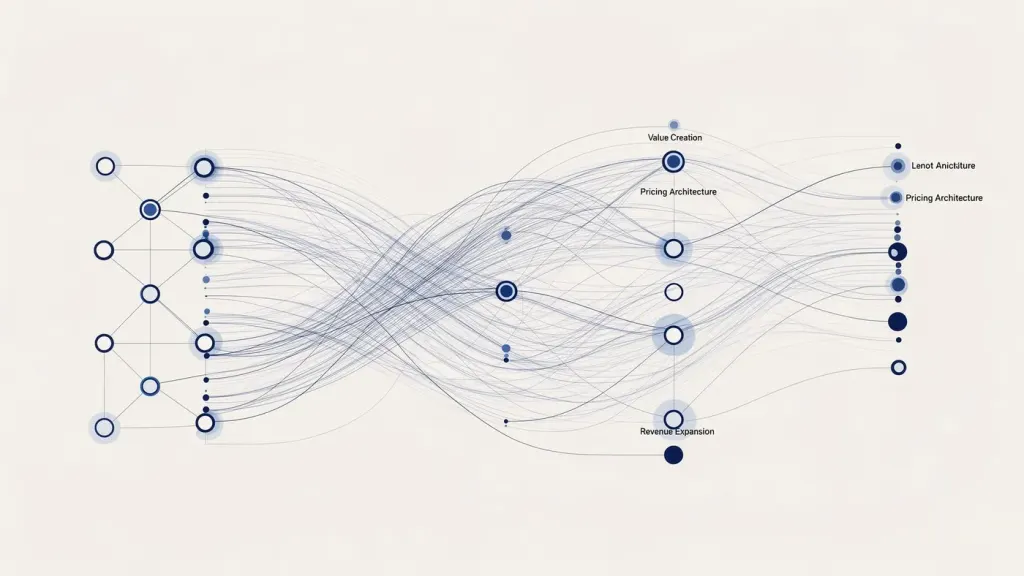 Monetisation framework — value creation, pricing architecture, revenue expansion